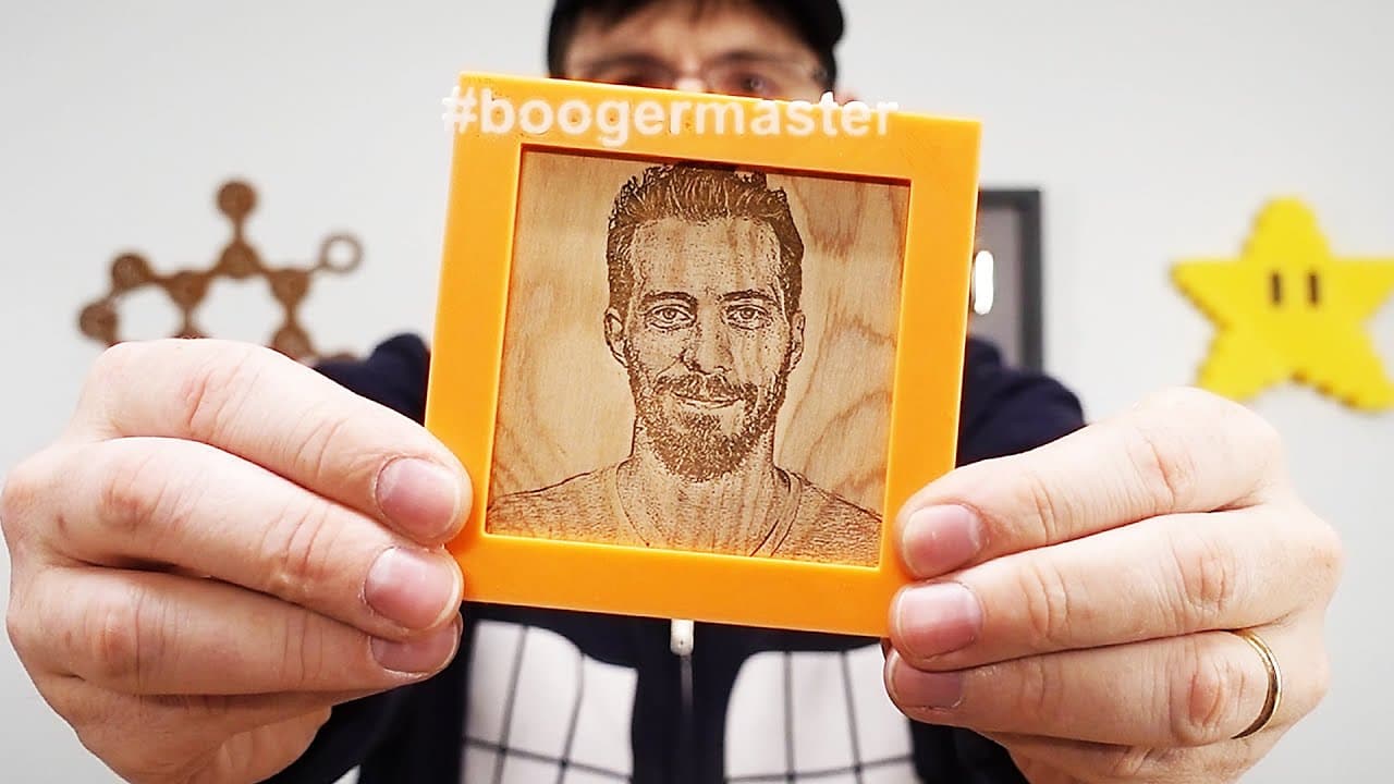 3D Printing Custom Frame because of I Like To Make Stuff and Evan & Katelyn