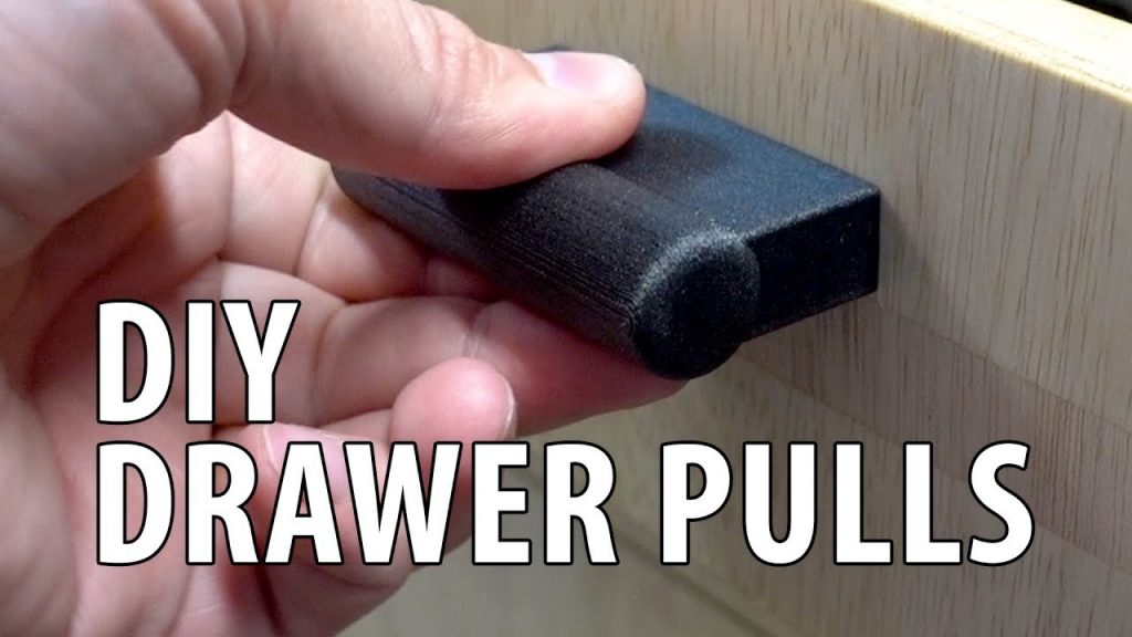 DIY Custom Drawer Pulls / Drawer Handles & Jig / Template using 3D